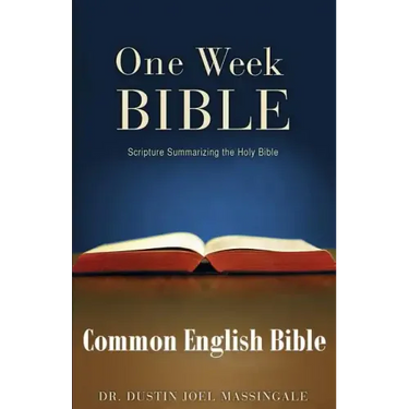 One Week Bible CEB: Scripture Summarizing the Holy Bible (TM)