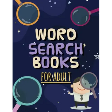 Word Search Books for Adult: Funny Word Search Puzzle Games, 8.5"x11" sized