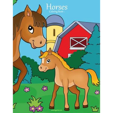 Horses Coloring Book 1