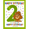 Two Year Old Coloring Book Happy Birthday: Coloring Book for Two Year Old