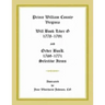 Prince William County, Virginia Will Book Liber G, 1778-1791 and Order Book, 1769-1771 Selective Items