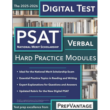 Digital PSAT/NMSQT Verbal: Hard Modules, 2025-2026 Edition