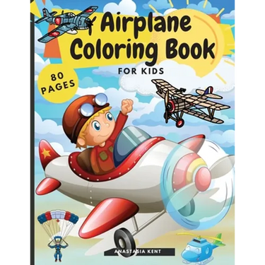 Airplane Coloring Book for Kids
