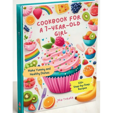 Cookbook for a 7-Year-Old Girl: 110+ Step-by-Step Recipes for 7-Year-Old Girls to Make Yummy and Healthy Dishes