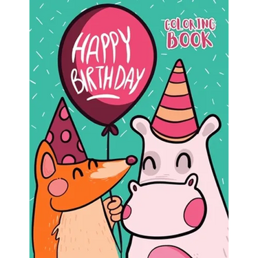 Happy Birthday: Coloring book