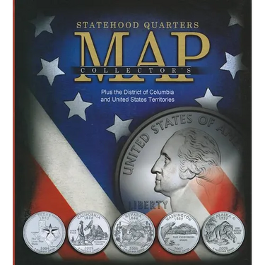 Statehood Quarters Collector's Map: Plus the District of Columbia and United States Territories