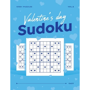 Valentine's Day Sudoku vol.8: 1000+ Easy Sudoku Puzzle Book For Adults - Valentine Gift For Her or Him