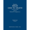 Ode to Death, H.144: Study score