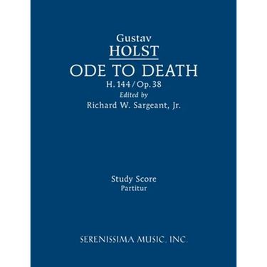 Ode to Death, H.144: Study score