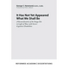 It Has Not Yet Appeared What We Shall Be: A Reconsideration of the Imago Dei in Light of Those with Severe Cognitive Disabilities
