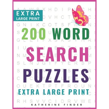 Extra Large Print Word Search Puzzles and Solutions: 200 Word Search Games With Solutions For You To Relieve Boredom And Stress Perfect For Readers Th