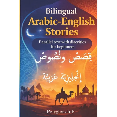 Bilingual Arabic English Stories: Parallel text with diacritics