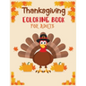 Thanksgiving coloring book adult: Featuring Thanksgiving and Fall Designs to Color (Adults Thanksgiving Coloring Books) 8.5x11 inches