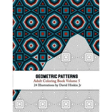 Geometric Patterns - Adult Coloring Book Vol. 5