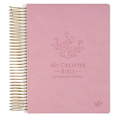 KJV Holy Bible, My Creative Bible - Illustrators Edition, Journal Space, Hardcover, King James Version, Pink