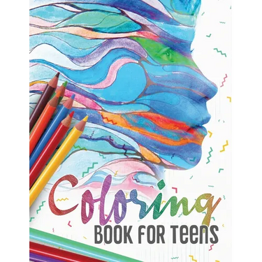 Teens Flower Colouring Book