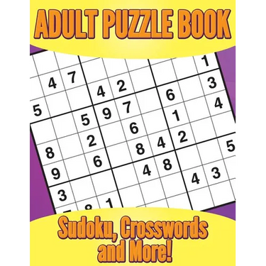 Adult Puzzle Book: Sudoku, Crosswords and More!