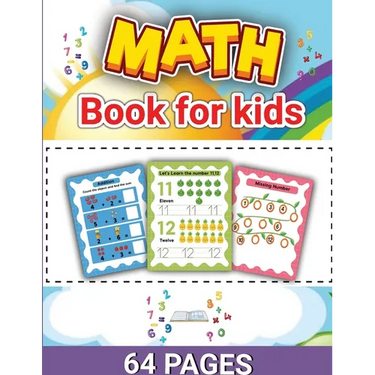 Math Activity Book for Kids: Math Activities for Kids, Math Book for Children