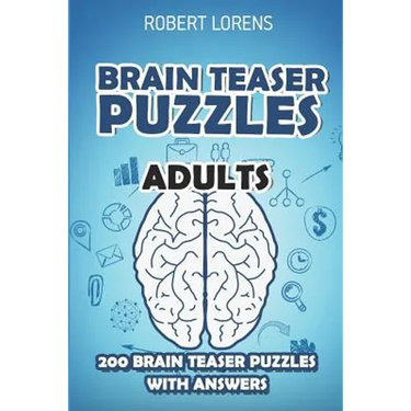 Brain Teaser Puzzles Adults: Walls Puzzles - 200 Brain Puzzles with Answers