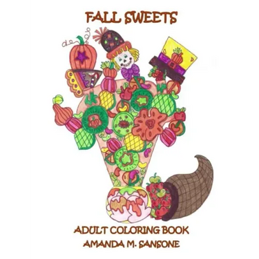 Fall Sweets: Adult Coloring Book