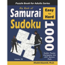 Big Book of Samurai Sudoku: 1000 Easy to Hard Sudoku Puzzles Overlapping into 200 Samurai Style