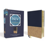 NIV Study Bible, Fully Revised Edition, Leathersoft, Navy/Tan, Red Letter, Comfort Print