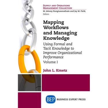Mapping Workflows and Managing Knowledge: Using Formal and Tacit Knowledge to Improve Organizational Performance, Volume I