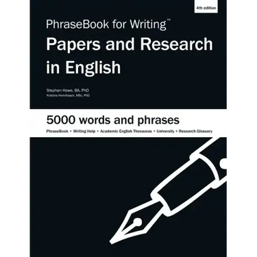 PhraseBook for Writing Papers and Research in English