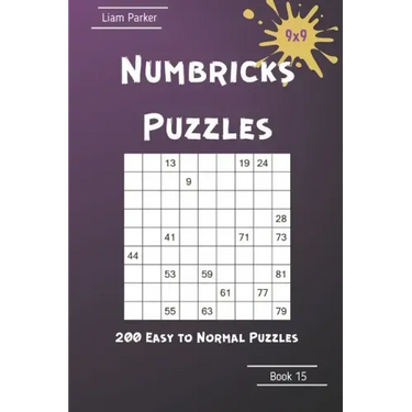 Numbricks Puzzles - 200 Easy to Normal Puzzles 9x9 Book 15