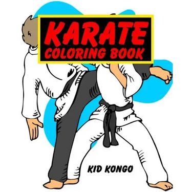 Karate Coloring Book