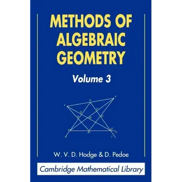 Methods of Algebraic Geometry: Volume 3