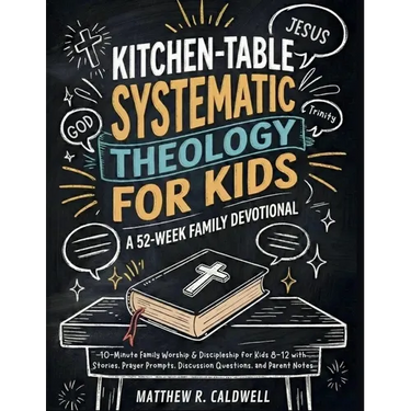 Kitchen-Table Systematic Theology for Kids, A 52-Week Family Devotional: 10-Minute Family Worship & Discipleship for Kids 8-12 with Stories, Prayer Pr
