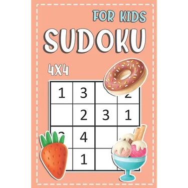 4x4 Sudoku For Kids: Beginner Sudoku Puzzle Books For Kids Good Logic Challenge