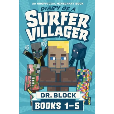 Diary of a Surfer Villager, Books 1-5: (an unofficial Minecraft book)