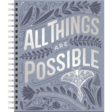 All Things Are Possible: Interactive Inspirational Journal (a 100-Day Devotional Journey) - The Perfect Mother's Day Gift for Christian Moms