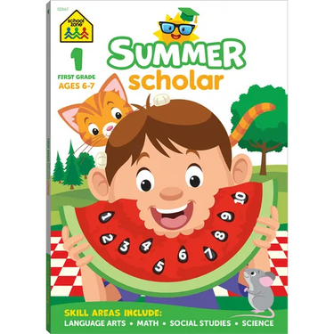 School Zone First Grade Summer Scholar Workbook