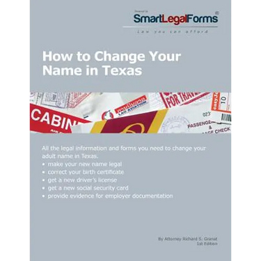 How To Change Your Name in Texas: All the necessary forms and step-by-step instructions you need to change your name in Texas.