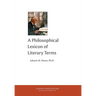 A Philosophical Lexicon of Literary Terms