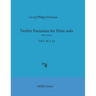 Telemann Twelve Fantasias for flute solo without bass (MDB Urtext)
