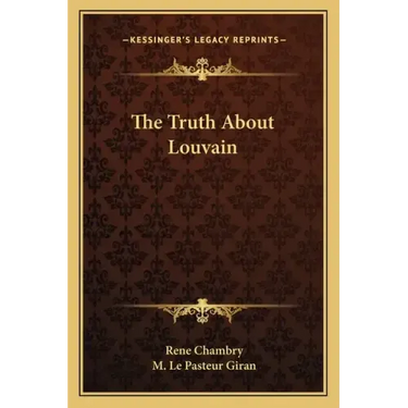 The Truth About Louvain