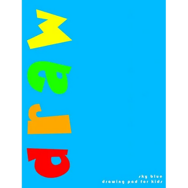 Sky Blue Drawing Pad For Kids