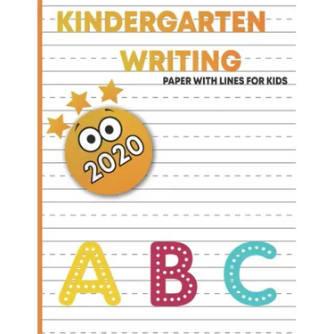 kindergart writing paper with lines for kids: handwriting practice blank paper for kids, handwriting practice books for kids 1st grade, blank handwrit