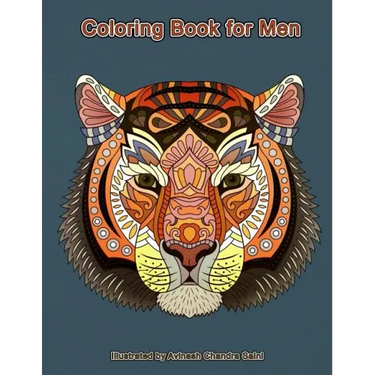 Coloring Book For Men: Masculine Coloring Designs