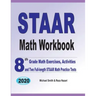 STAAR Math Workbook: 8th Grade Math Exercises, Activities, and Two Full-Length STAAR Math Practice Tests