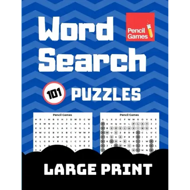 Word Search: 101 Large Print Puzzles, For Adults