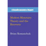 Modern Monetary Theory and the Recovery