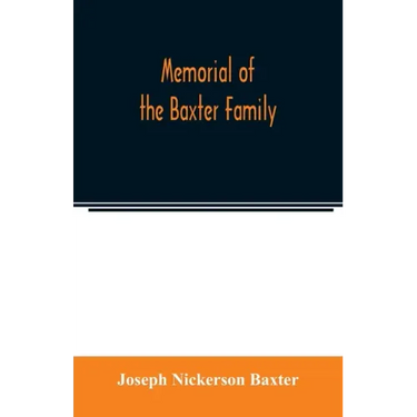 Memorial of the Baxter family