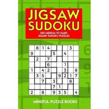 Jigsaw Sudoku: 250 Medium to Hard Jigsaw Sudoku Puzzles