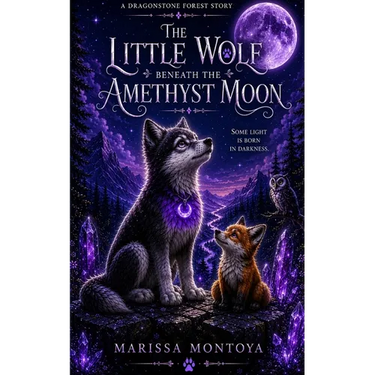 The Little Wolf Beneath the Amethyst Moon