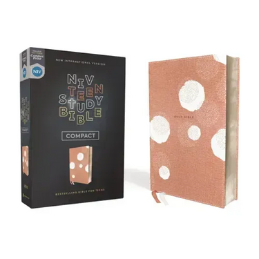 Niv, Teen Study Bible (for Life Issues You Face Every Day), Compact, Leathersoft, Peach, Comfort Print